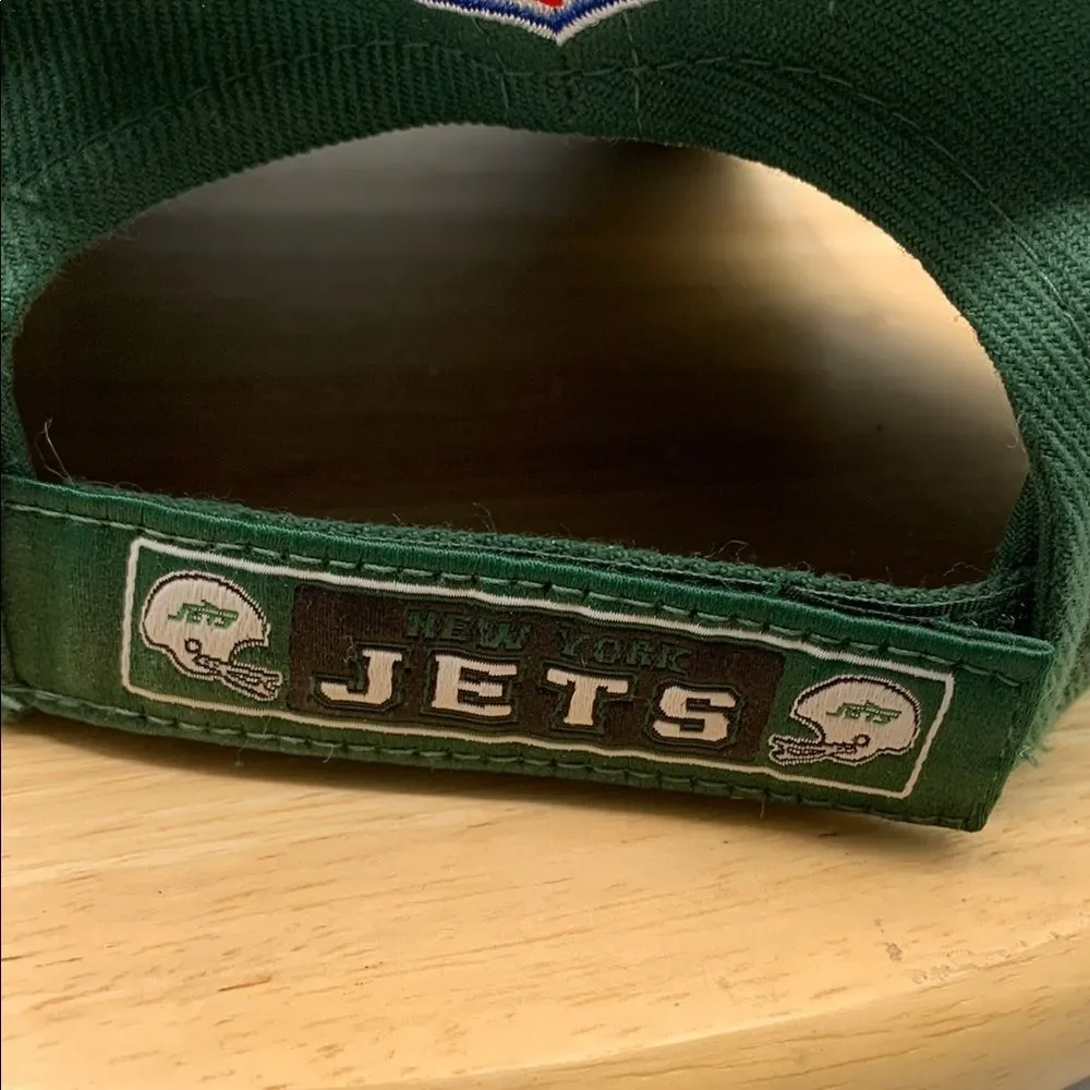 Unisex OSFM | New York Jets Vintage 6-Panel Strapback Cap | Green White